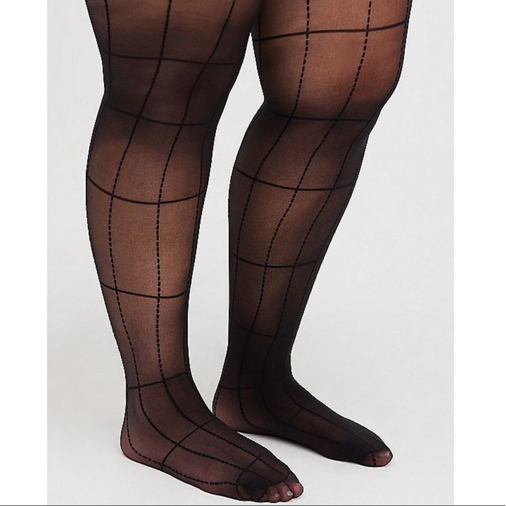 Torrid windowpane tights